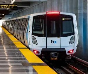 BART car at San Francisco International Airport