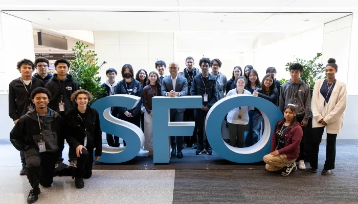 Group photo of SFO Interns