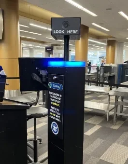 TSA PreCheck Touchless ID machine at SFO